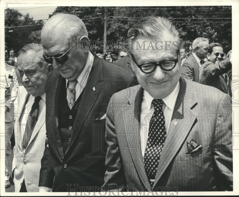 1971 Press Photo Representative Alex Pirnie and Governor Wilson Rockefeller- Historic Images