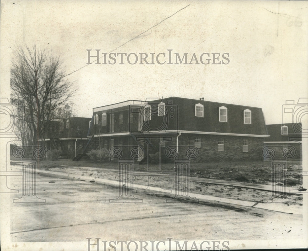 1969 Press Photo Hendee Homes at Hendee and Bringier in Algiers - nob34362