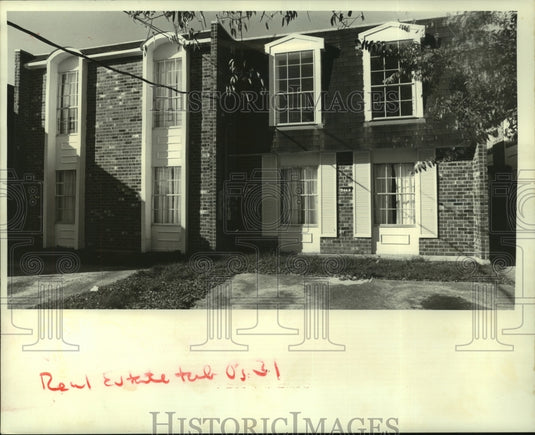 1986 Press Photo Housing - Real estate property at 216 Manson Avenue in Metairie- Historic Images