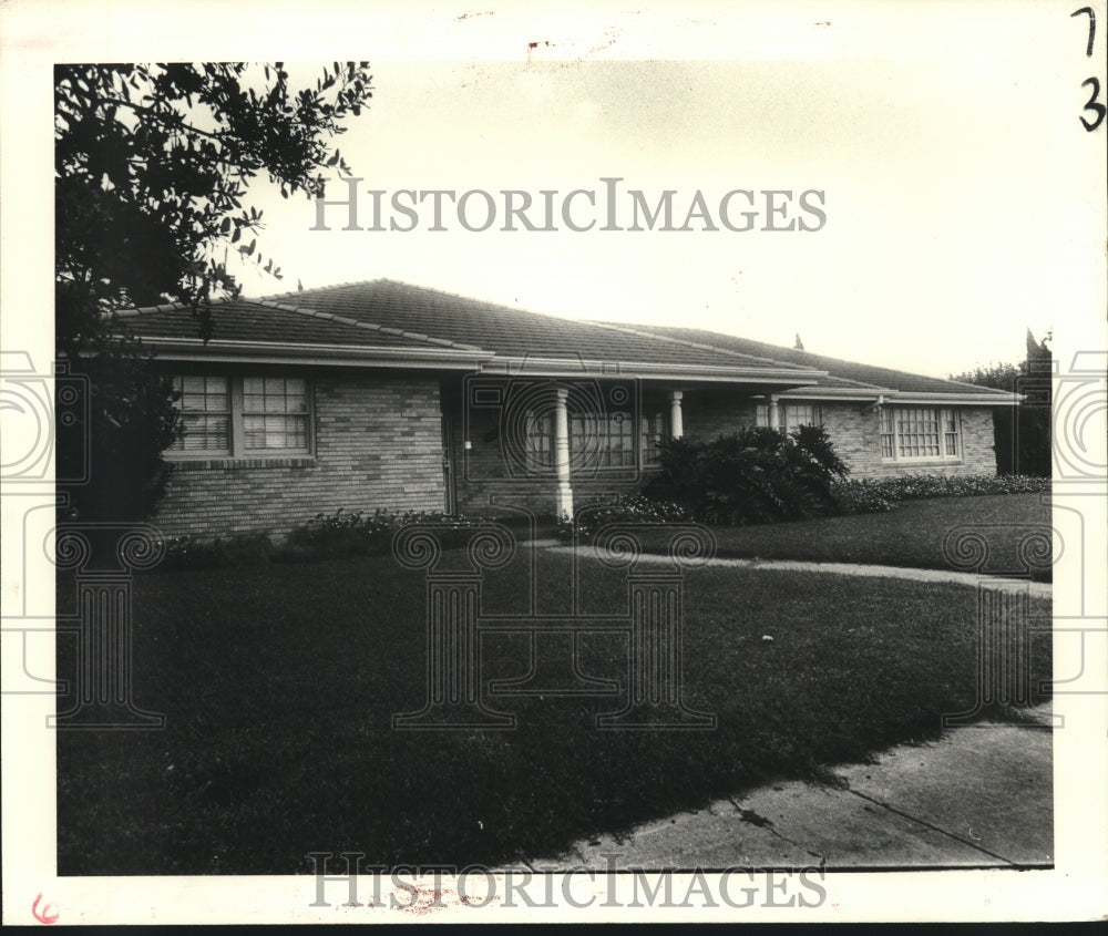 1982 Press Photo Sold residence at 1529 Robert E. Lee Boulevard in New Orleans- Historic Images