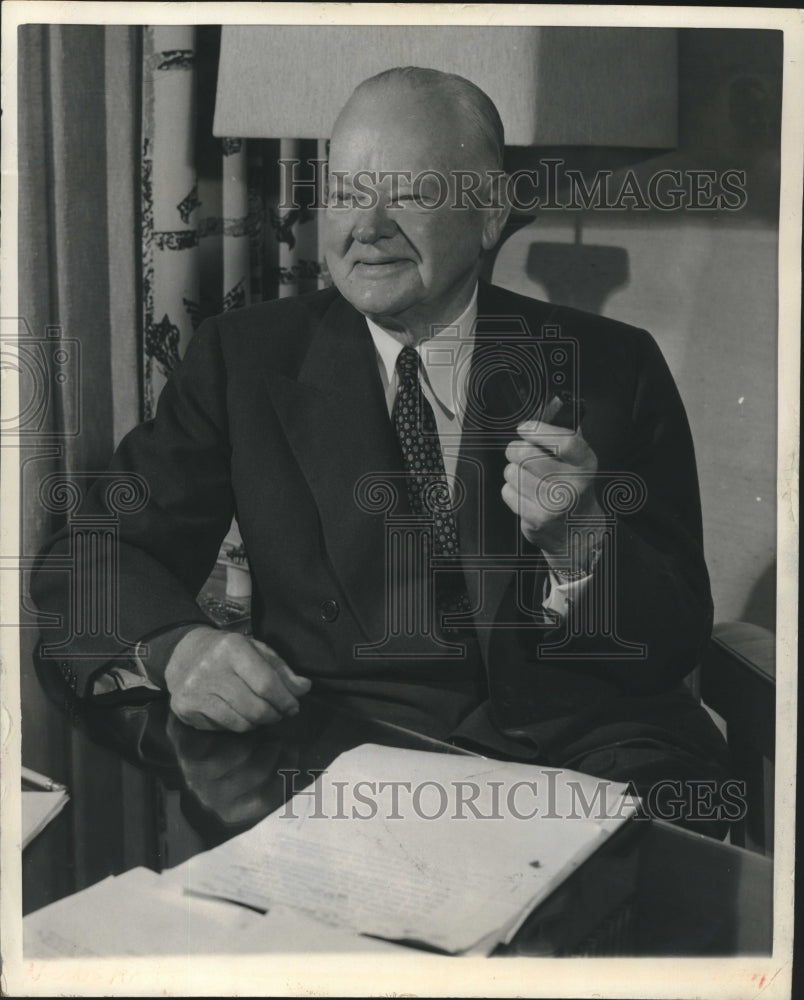 1963 Press Photo Herbert Clark Hoover, 31st President of the United States- Historic Images