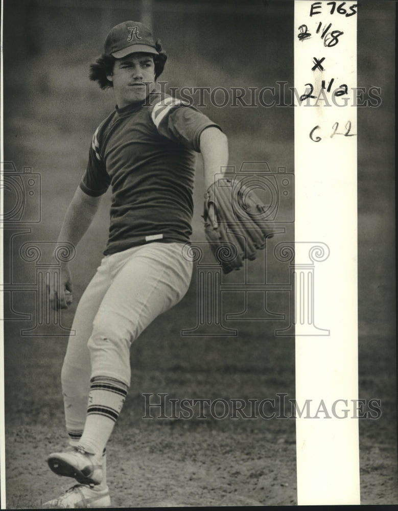 1980 Press Photo Baseball - Abramson&#39;s Scott Hymel - nob37194- Historic Images