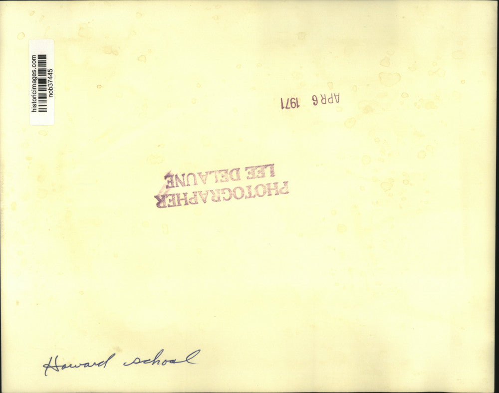 1971 Press Photo Facade of the Howard School - nob37445