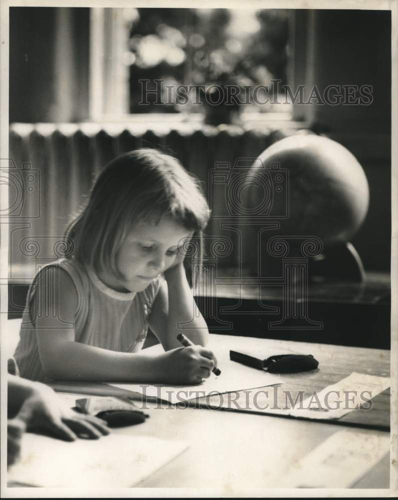 1967 Press Photo Student at Frank T. Howard on Camp and Foucher - nob37447