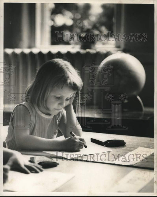 1967 Press Photo Student at Frank T. Howard on Camp and Foucher - nob37447