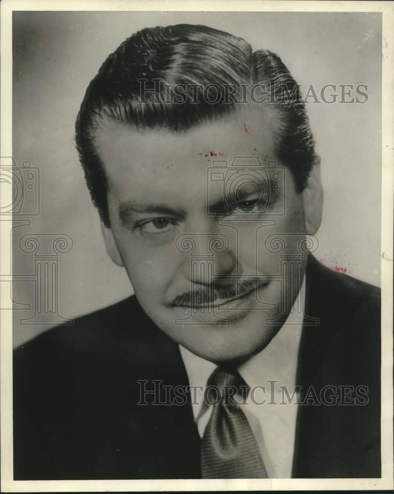 1960 Press Photo W. Reginald Howe speaking at National Machine Accountants meet