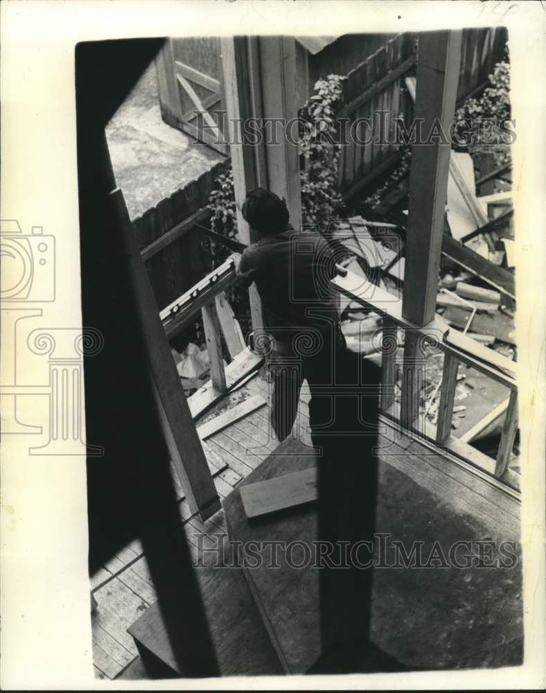 1976 Press Photo Housing - Remodeling of Home in Garden Section- Historic Images