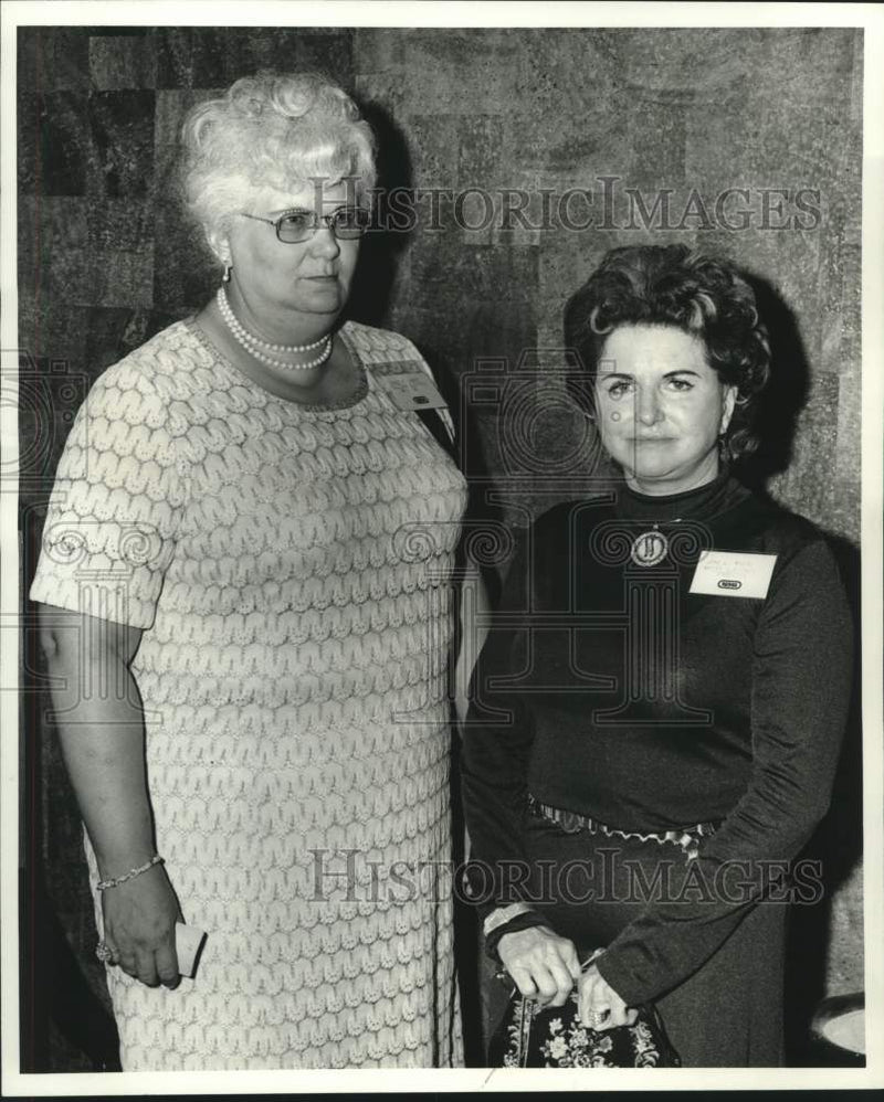 Load image into Gallery viewer, 1973 Press Photo Grace Horst &amp; June Myers of Killark Electric Manufacturing Co.
