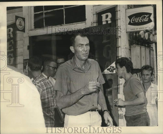 1965 Press Photo Stratton "Stretch" Hembre, accused of shooting in bar room