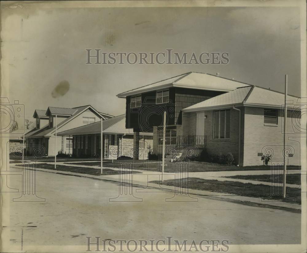 1962 Press Photo New homes opening in new section of Westgate- Historic Images