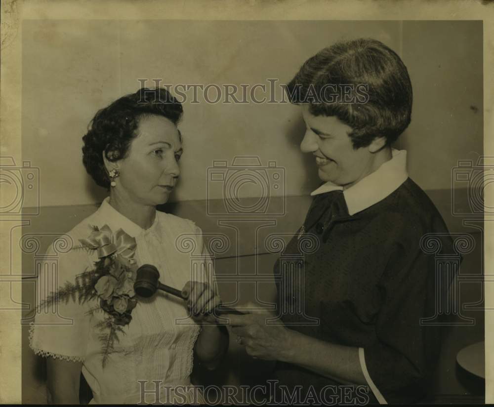 1959 Press Photo Jefferson Junior High Parent-Teacher Association President - Historic Images