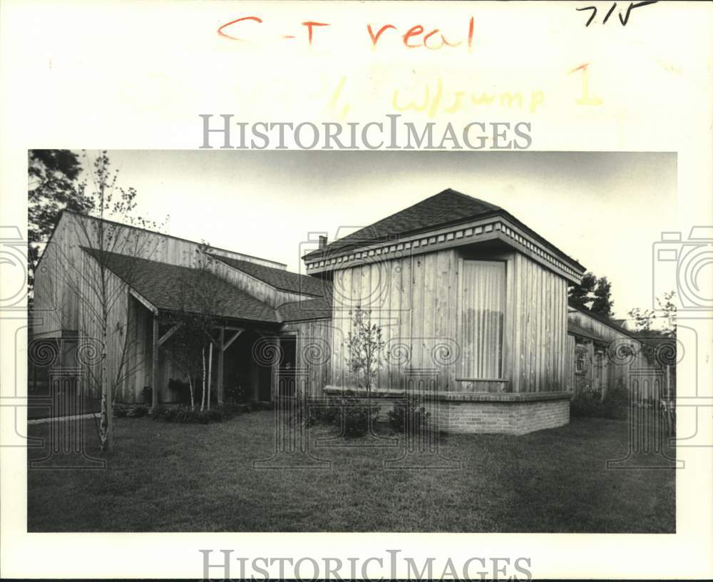 1979 Press Photo Reeves home in Harahan: Built from the inside out - Historic Images