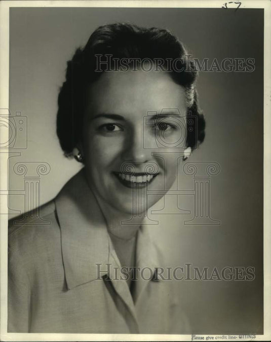 1958 Press Photo Miss Marian Hogan - nob43577