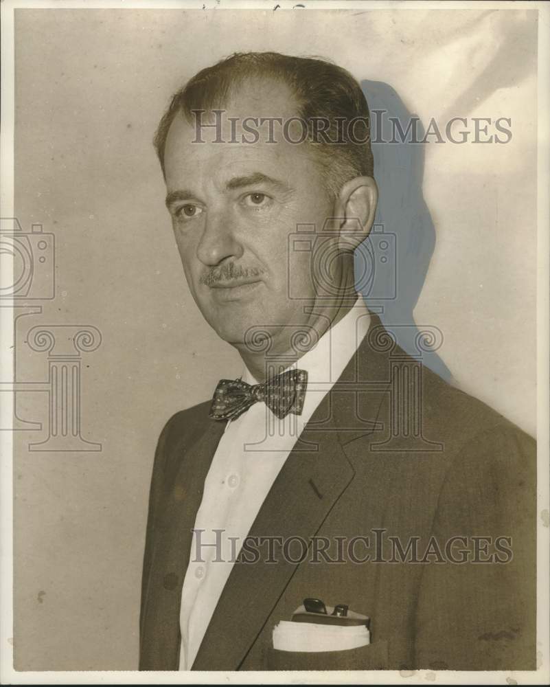 1955 Press Photo J.H. Hornbeak, Louisiana Executive - nob44672