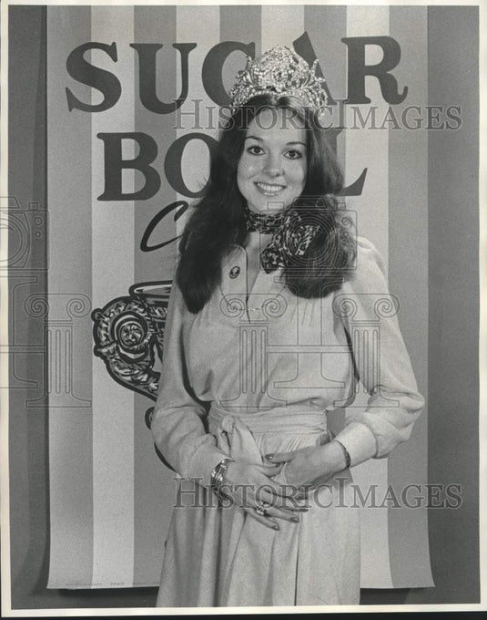 1975 Press Photo Miss Janice Irwin is 42nd Sugar Bowl Classic Queen- Historic Images