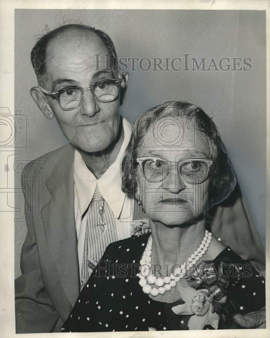1965 Press Photo Mr. & Mrs. Eugene Hoeltke Celebrate 50th Wedding Anniversary