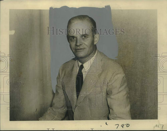 1941 Press Photo Donald H. Higgins, long-time New Orleans newsman - nob45156