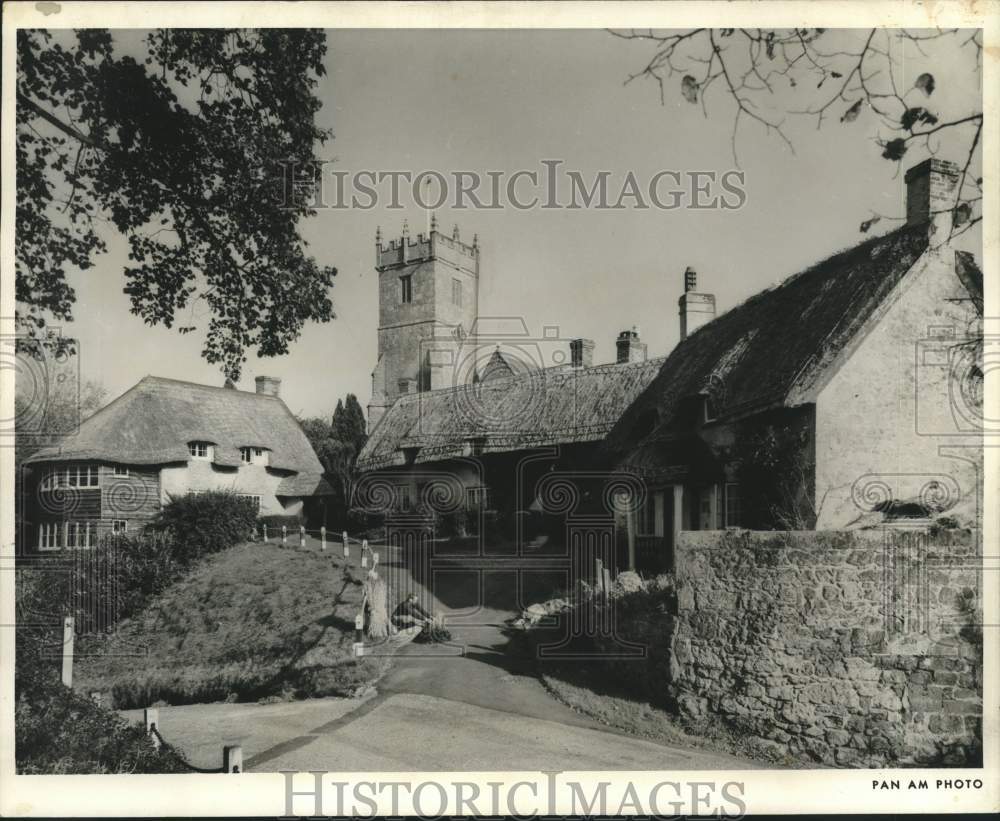 1960 Press Photo Godshill, typical of the villages on the Isle of Wight- Historic Images