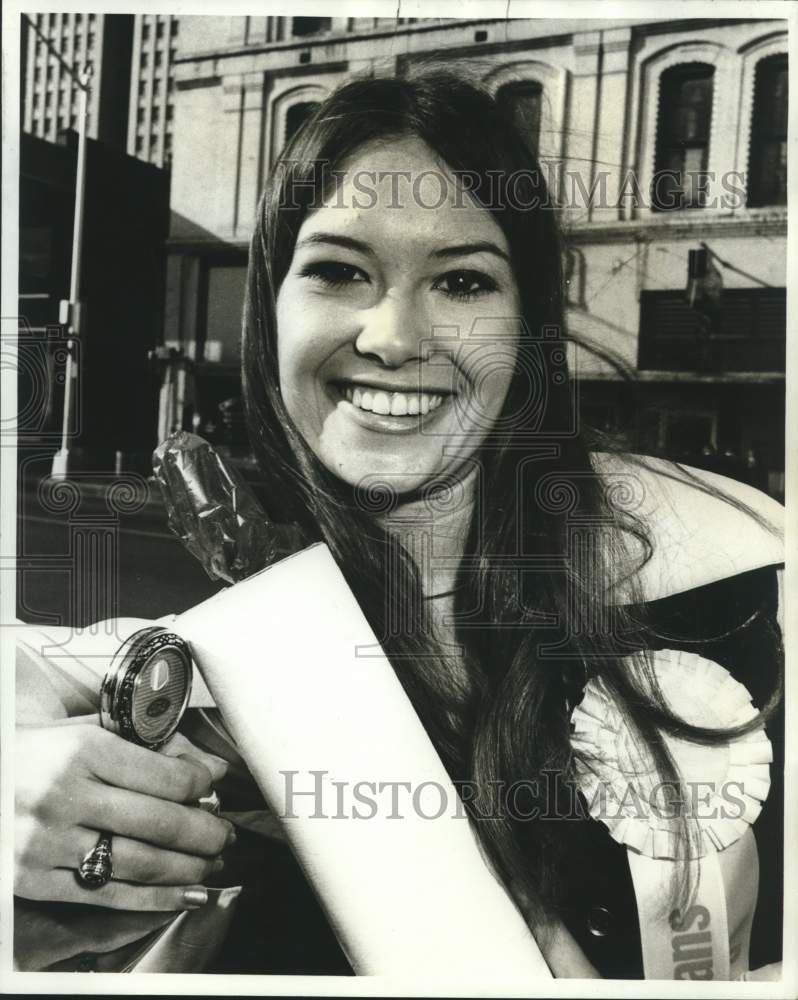 1970 Press Photo Barbara Kenney, Representing New Orleans- Miss Teenage America