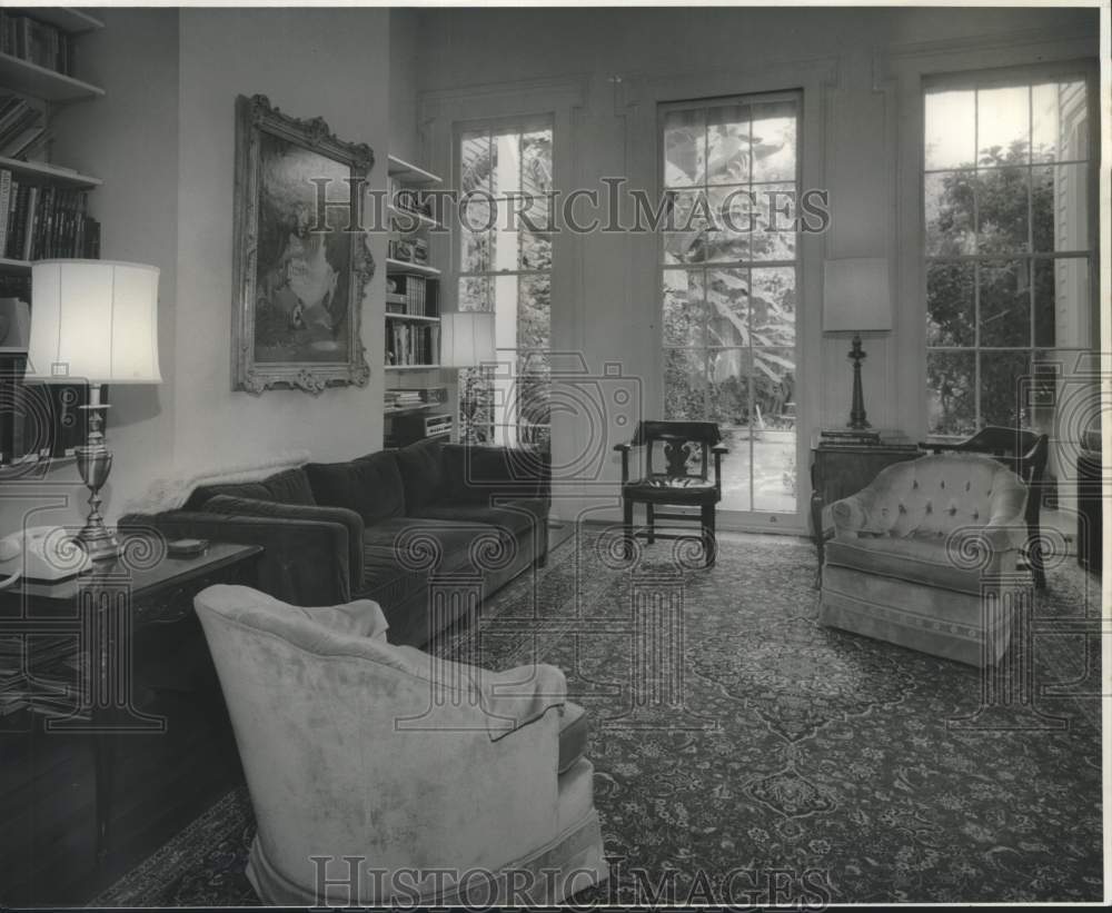 1974 Press Photo Gallery House interior design - Historic Images