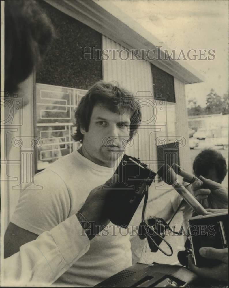 1975 Press Photo New Orleans Saints&#39; player Representative Rick Kingrea- Historic Images