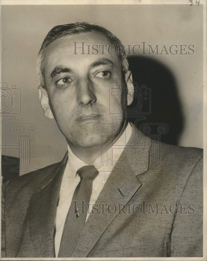 1962 Press Photo Hans Heinemann elected president of Cerebral Palsy Association.- Historic Images