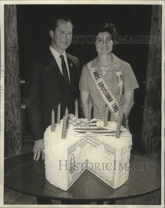 1967 Press Photo Mrs. Charles E. Kuehn, new Mrs. United States Savings Bonds.- Historic Images