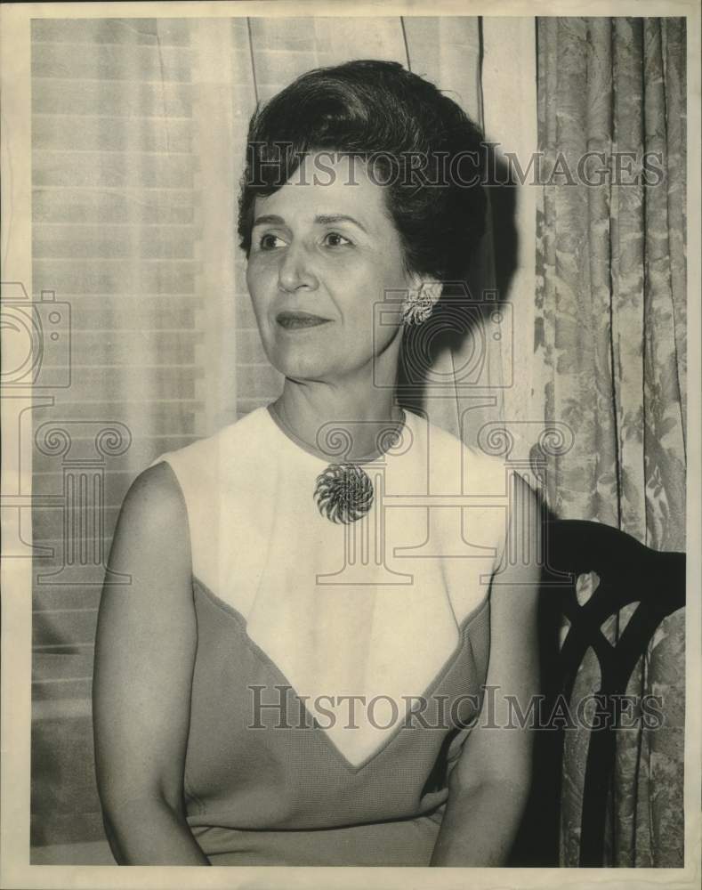 1968 Press Photo Mrs. William M. Jackson, New President Of The Propeller Club