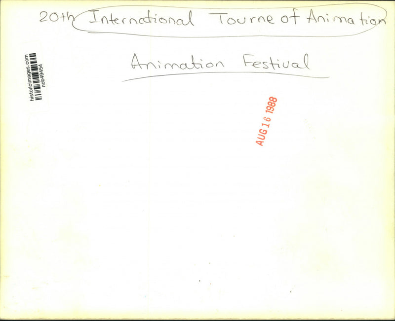Load image into Gallery viewer, 1988 Press Photo 20th International Tourne of Animation, Animation Festival
