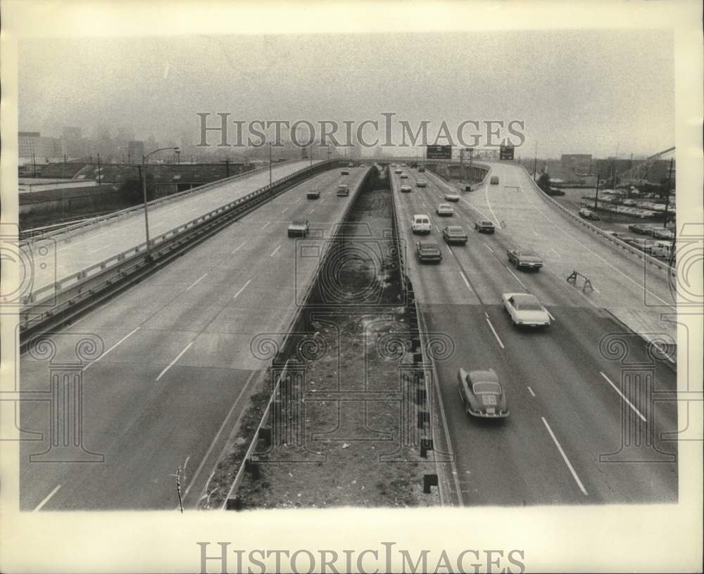 1972 Press Photo Intertstate-10 &amp; Pontchartrain Expressway - nob49482