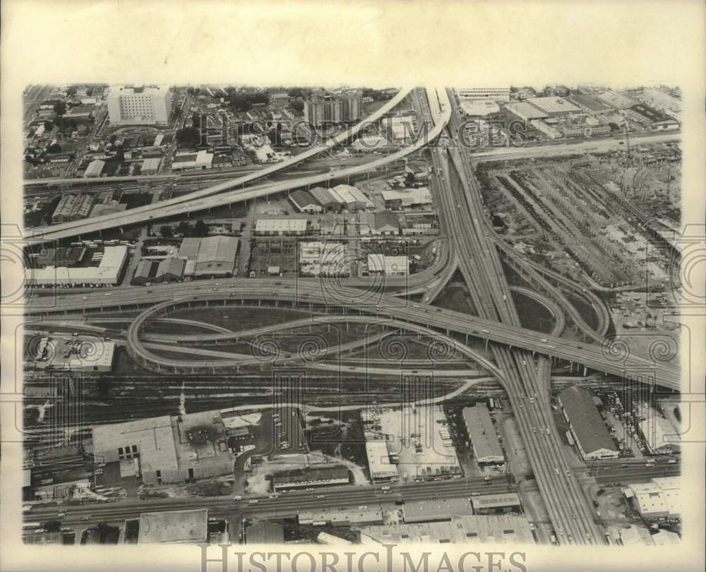 1972 Press Photo View of Interstate 10 - Historic Images