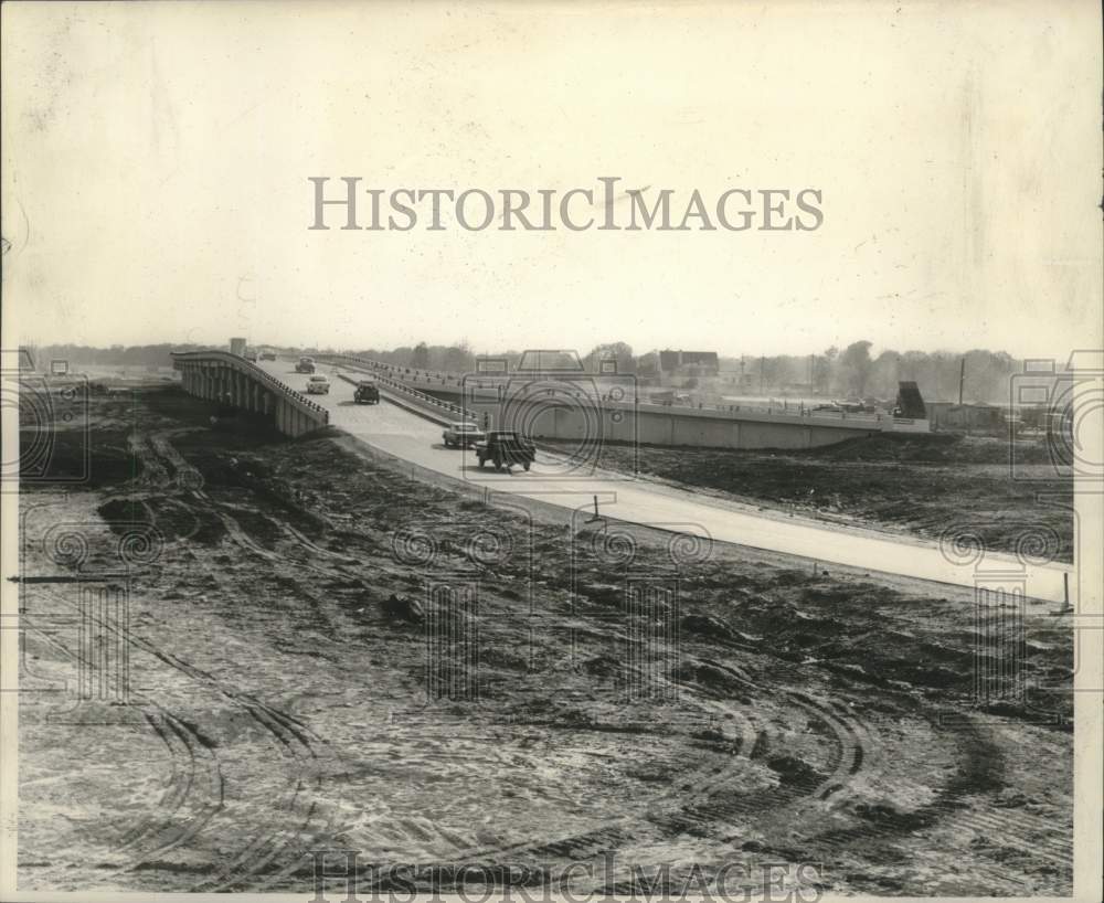 1963 Press Photo Florida Interchange on Interstate Highway 10 - nob49536