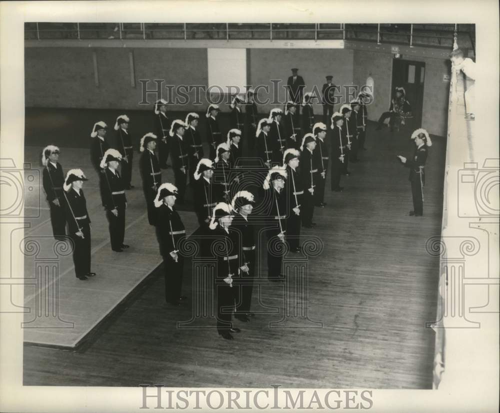 1952 Press Photo Knights Templar, Dallas Co. No. 6 at Tulane Gym- Historic Images