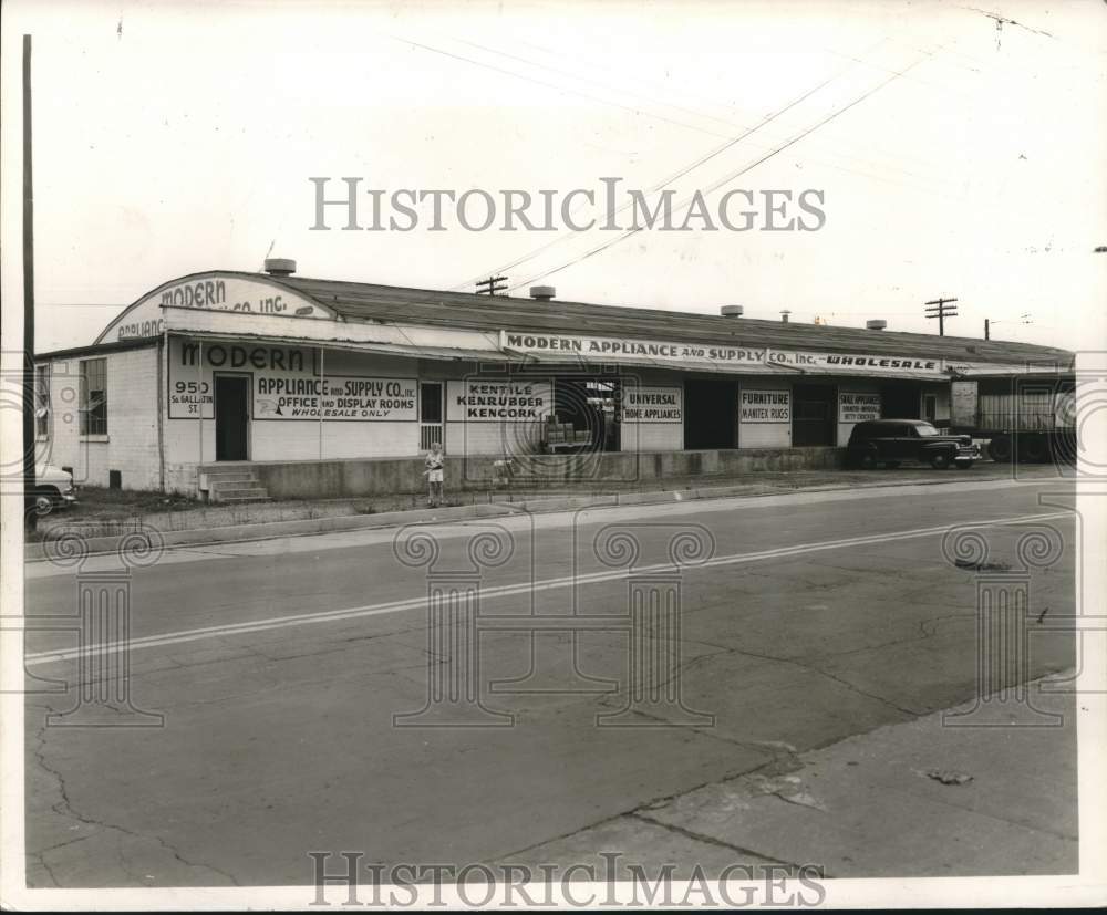 1952 Press Photo New branch of Modern Appliance and Supply Company in Jackson