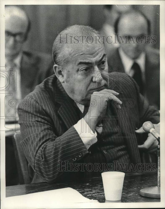 1974 Press Photo Dome investigation Edward LeBreton - Historic Images