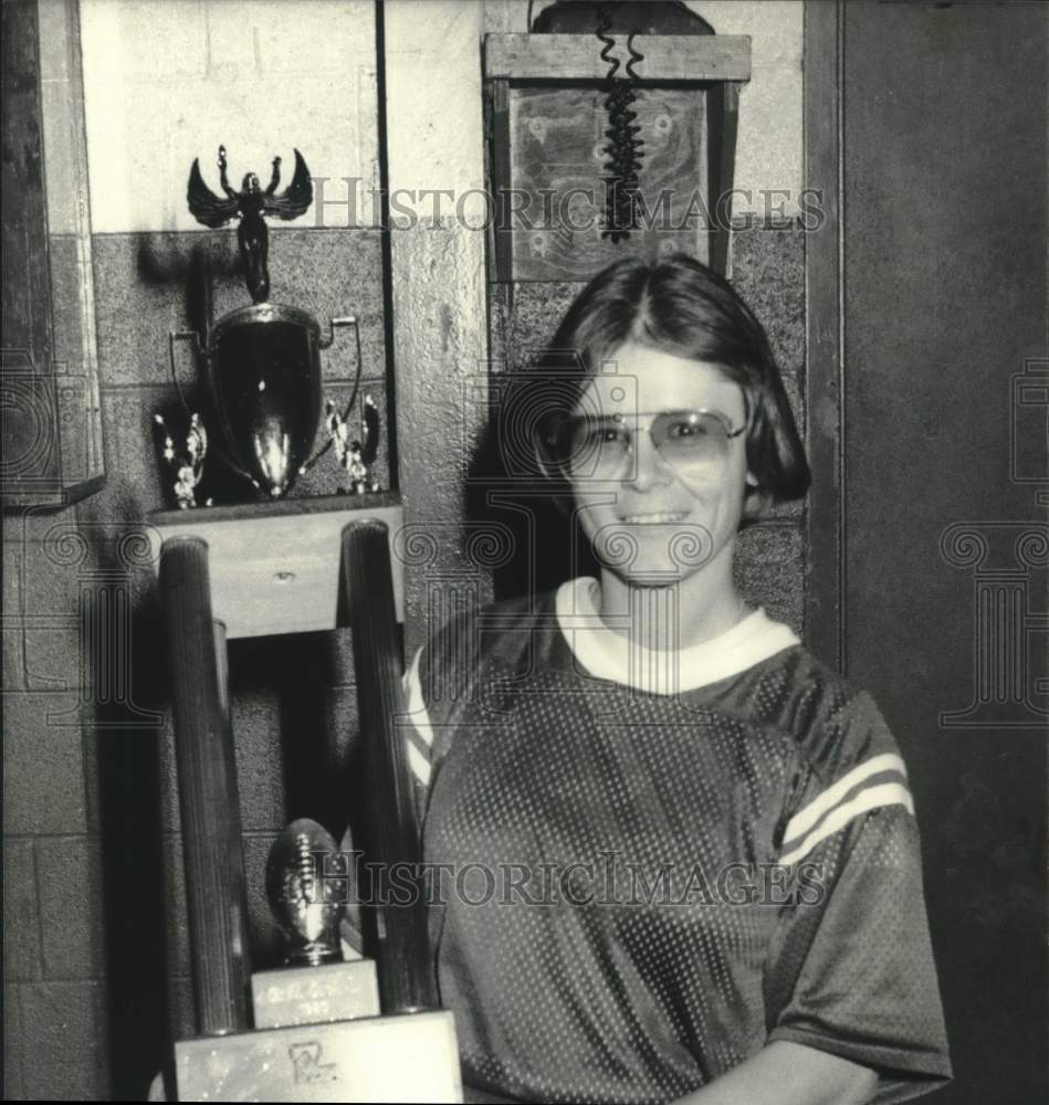 Press Photo Mary Kropog, the MVP of the GNOAL women touch league- Historic Images