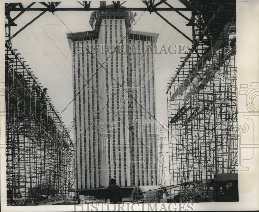 1966 Press Photo International Trade Mart tower&#39;s view from Exhibition Facility