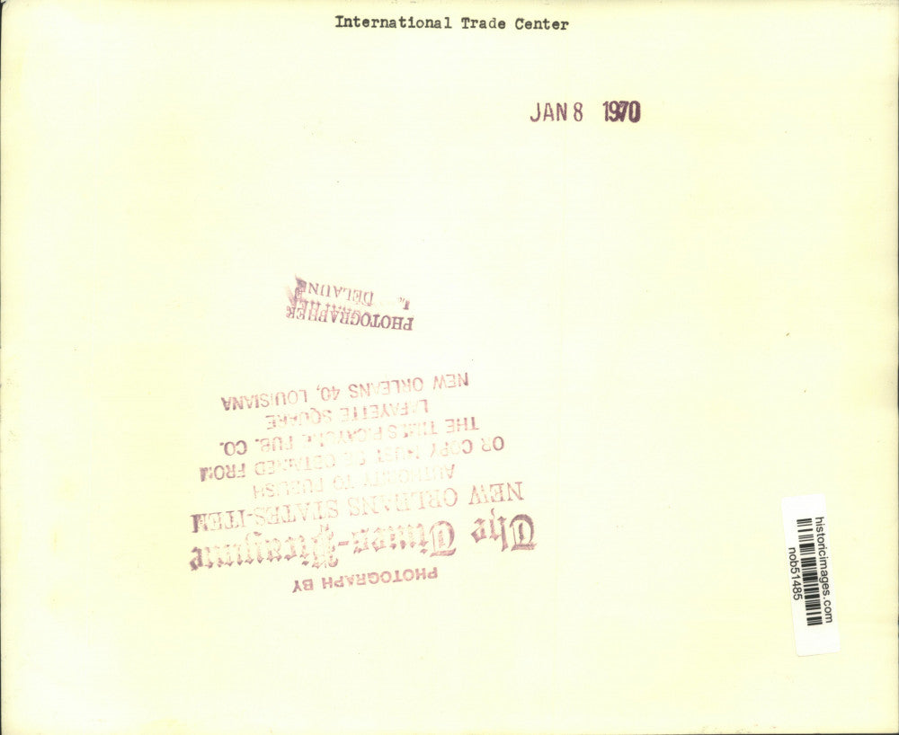 1970 Press Photo Aerial view of the International Trade Center - nob51485