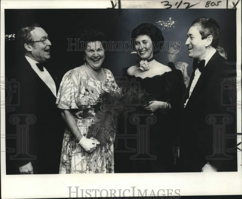 1978 Press Photo First National Bank of Commerce Ball at Fairmont Hotel- Historic Images