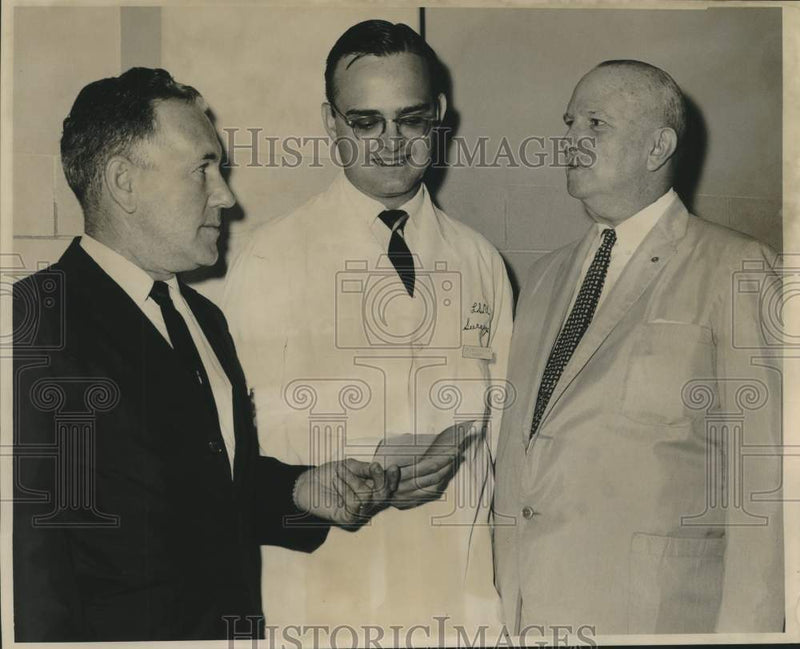 Load image into Gallery viewer, 1964 Press Photo Mr. Joseph Carrier, Dr. James Heneghan, Mr. Harry McEnerny
