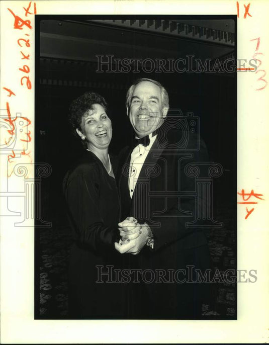 1989 Press Photo Sue and Ron Jones at the Business Hall of Fame Dinner