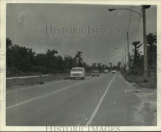 1971 Press Photo New Orleans-Lapalco Boulevard Highway 110 section now open