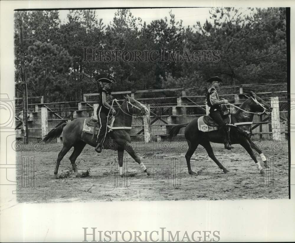 1962 Press Photo Lazy Y Amateur Rodeo - nob55539- Historic Images