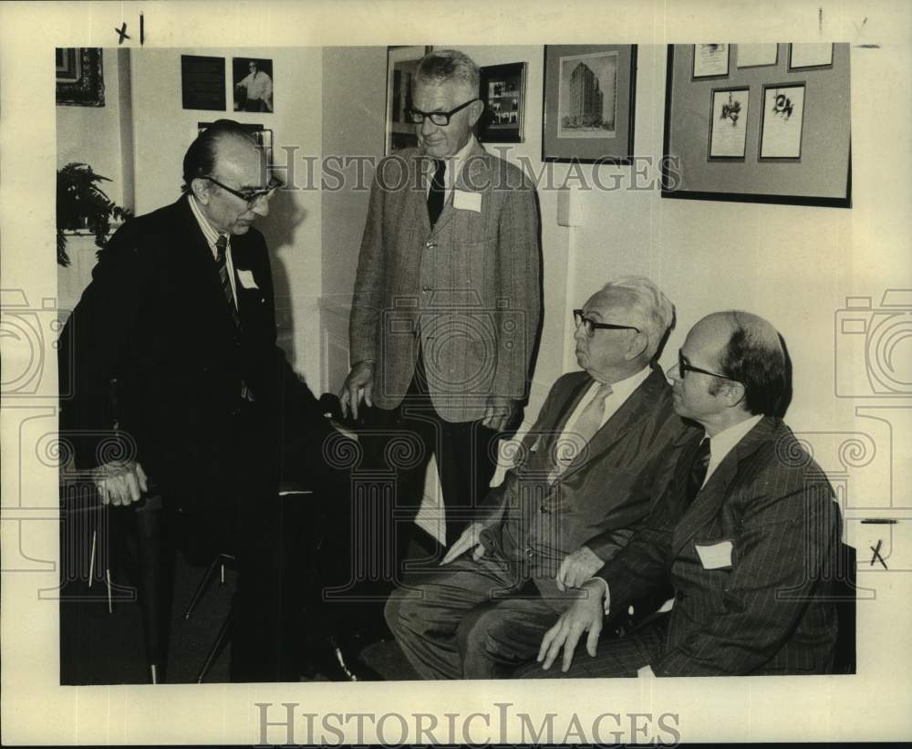 1972 Press Photo Lectures honoring Dr. Maxwell Lapham at Tullane Medical Center- Historic Images