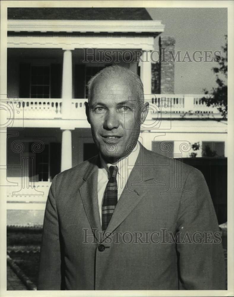 1965 Press Photo George M Leake, Vice President-Louisiana Architects Association- Historic Images