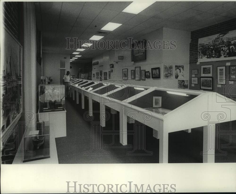 1972 Press Photo Second floor of the Louisiana Maritime Museum - nob56436