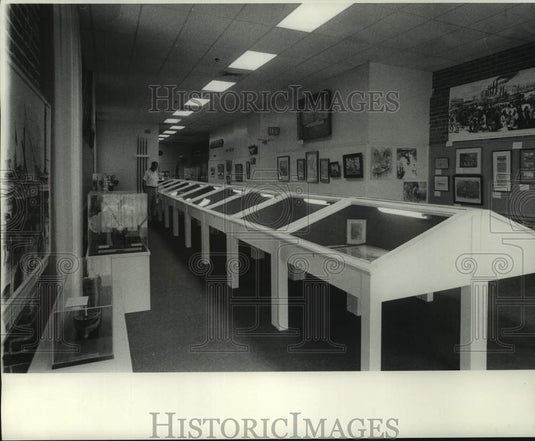 1972 Press Photo Second floor of the Louisiana Maritime Museum - nob56436