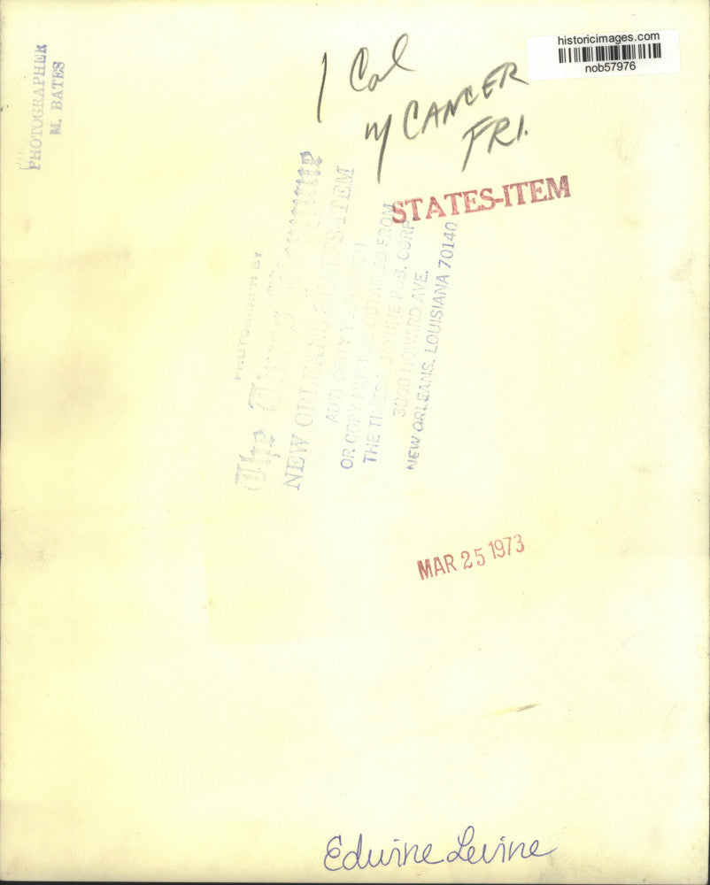 1973 Press Photo Edwin Levine, MD, guest faculty Chicago, Illinois - nob57976