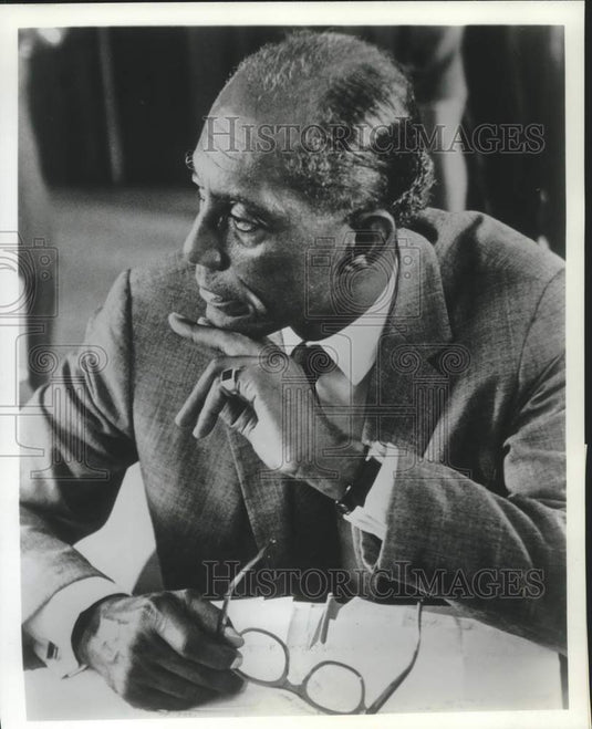 1971 Press Photo Robert Lightbourne, Minister of Trade and Industry, Jamaica- Historic Images