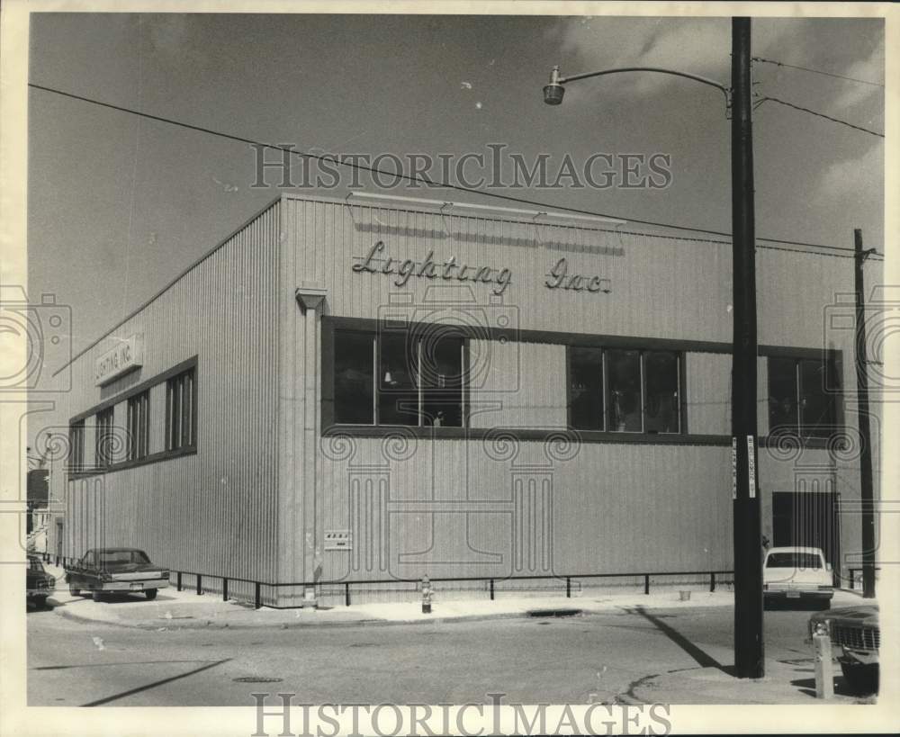 1972 Press Photo Lightning Inc. Building, Tulane Avenue, New Orleans - nob58753
